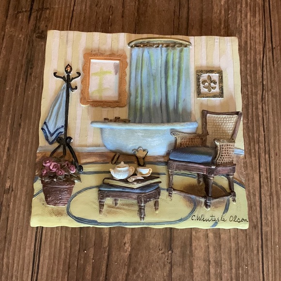 C. Winterle Olson Wall Decor Vintage 3d Art C Olson Poshmark